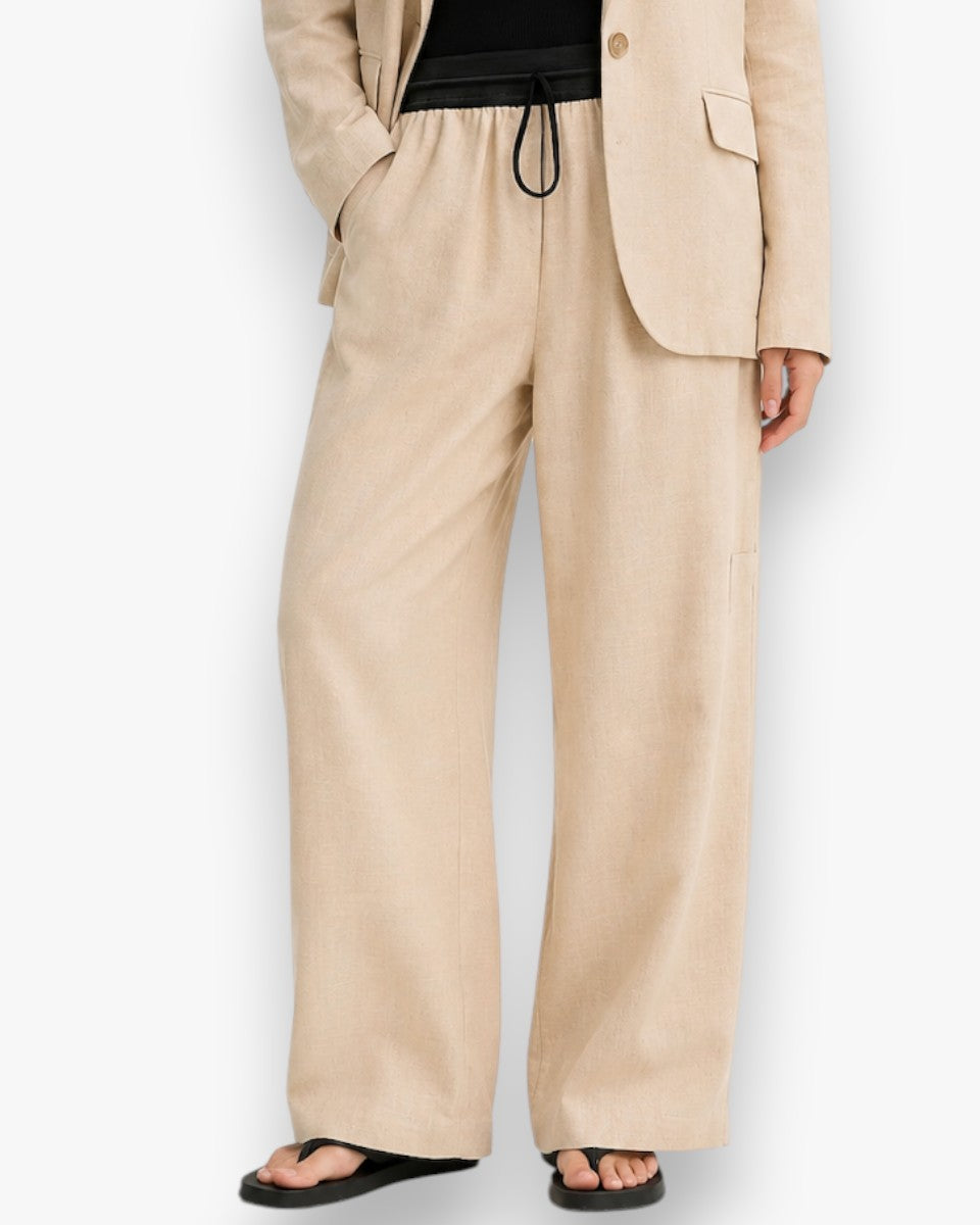 MMC Studio Spodnie Linen Beige