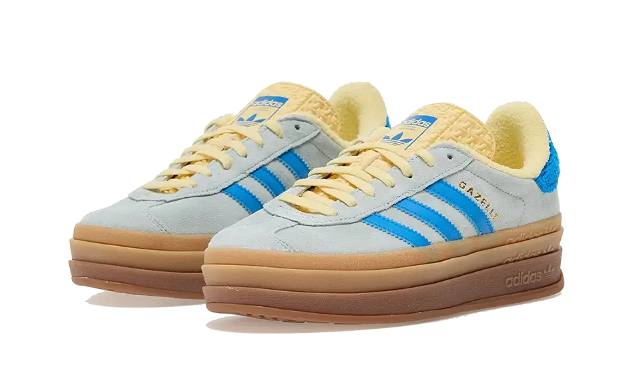 Adidas Gazelle Bold Almost Blue Yellow - GOT'EM