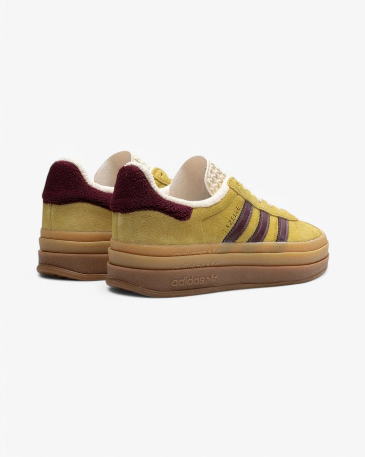 adidas Gazelle Bold Almost Yellow Maroon - GOT'EM