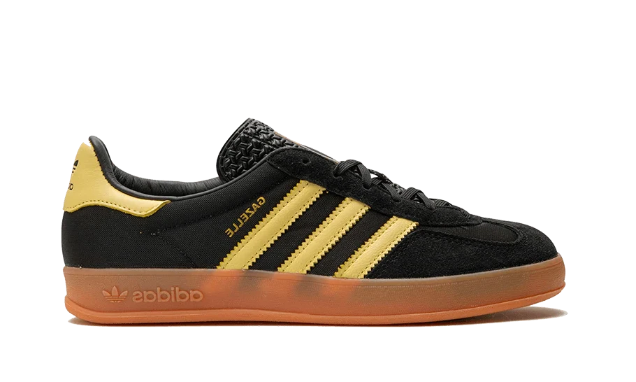 Adidas Gazelle Indoor Core Black Almost Yellow - GOT'EM