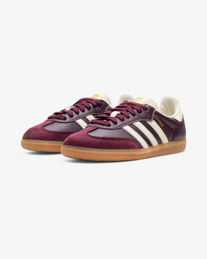adidas Samba OG Maroon Gold Metallic - GOT'EM