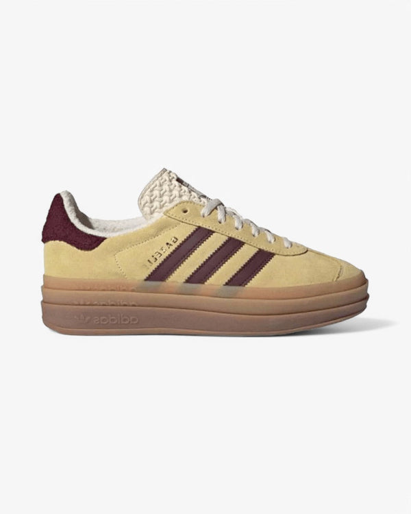 adidas Gazelle Bold Almost Yellow Maroon - GOT'EM