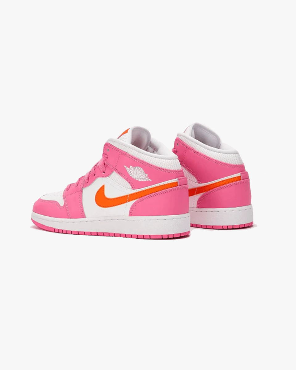 Air Jordan 1 Mid Pinksicle Safety Orange - GOT'EM