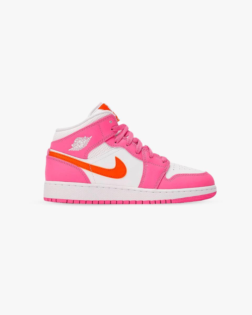 Air Jordan 1 Mid Pinksicle Safety Orange - GOT'EM