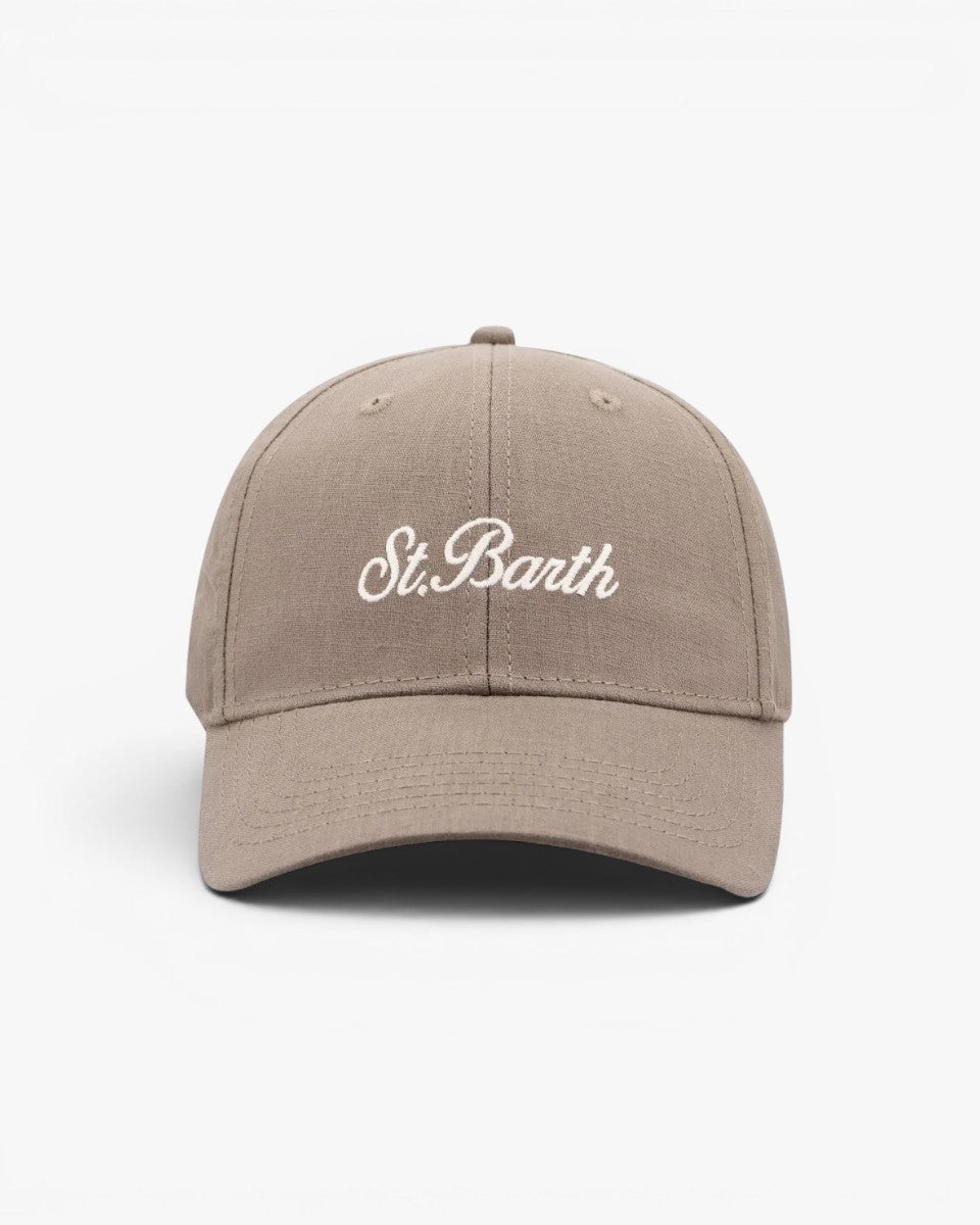 MC2 Saint Barth Czapka Baseball N Linen Vintage Brown