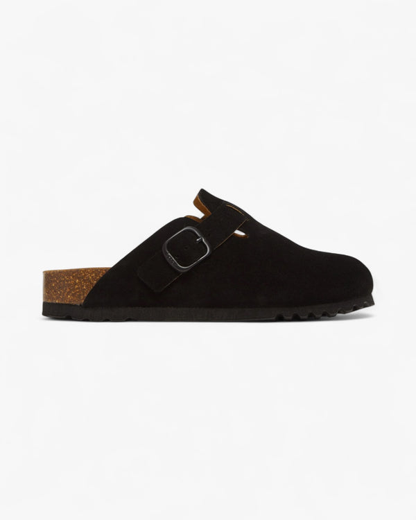 Scholl Mule Fae Suede Czarne - GOT'EM