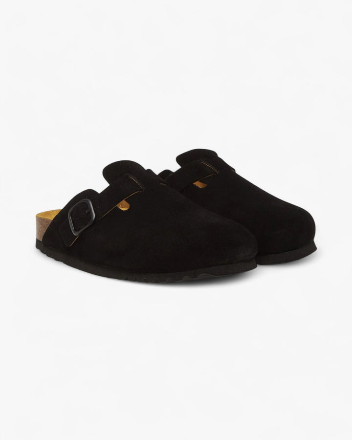 Scholl Mule Fae Suede Czarne - GOT'EM
