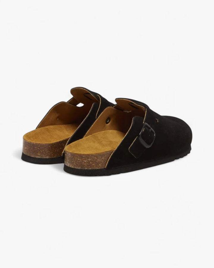Scholl Mule Fae Suede Czarne - GOT'EM