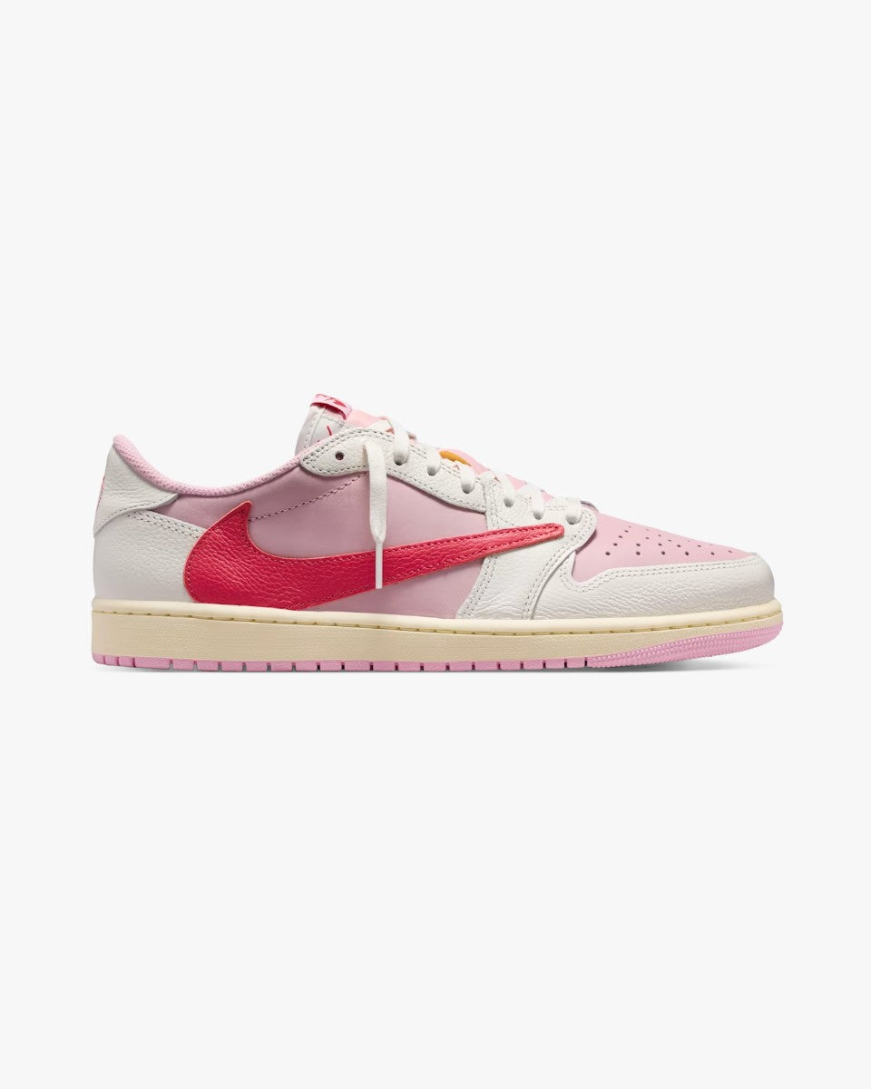 Air Jordan 1 Retro Low OG SP Travis Scott Sail Tropical Pink