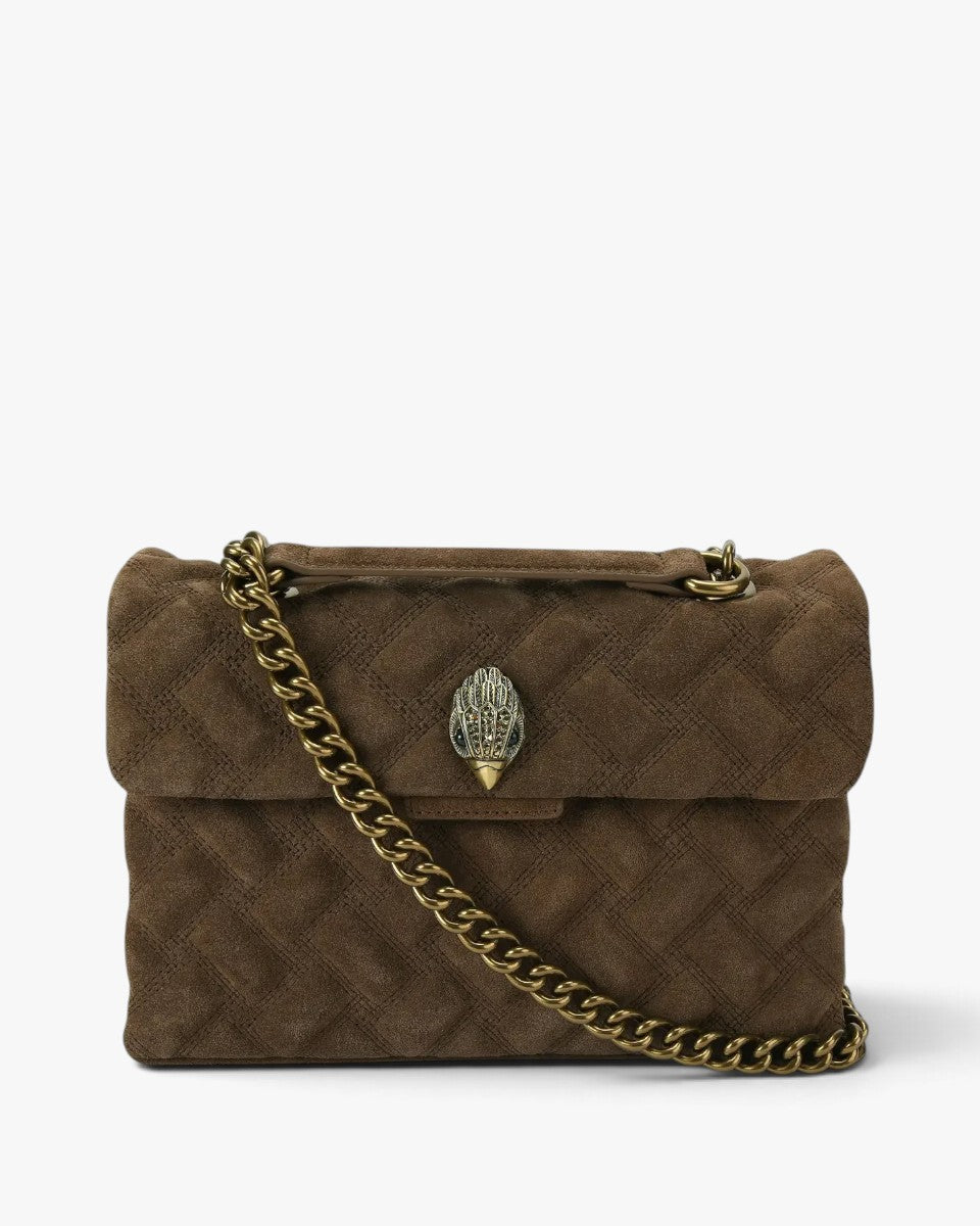 Kurt Geiger Torebka Leather Kensington Bag Brown