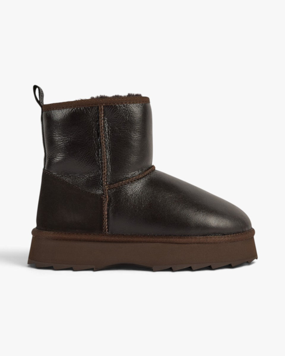 EMU Śniegowce Sharky Mini Town Flatform Chocolate