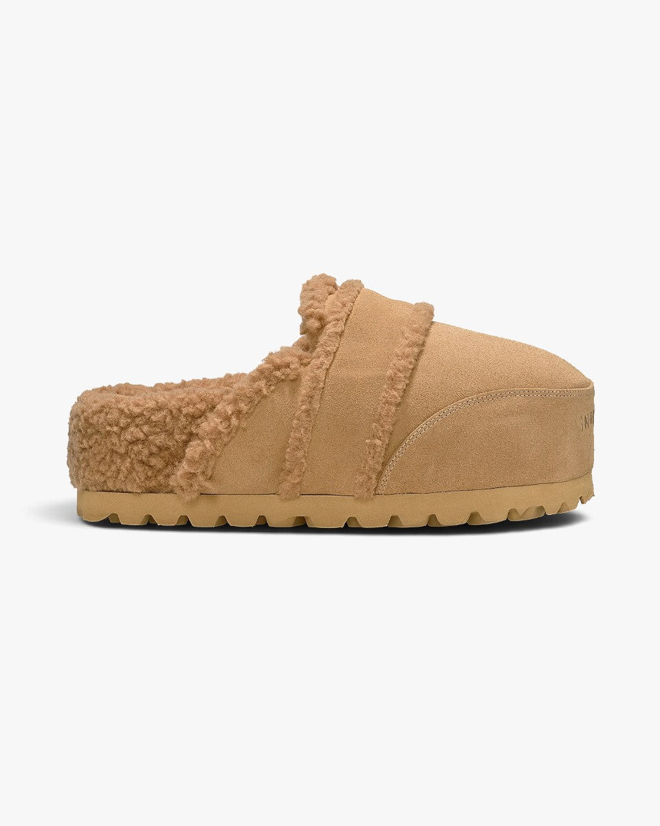 Inuikii Mule Cozy Loafer Beige