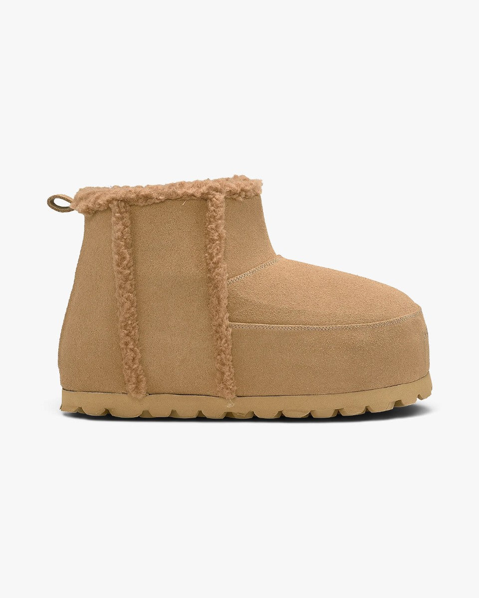 Inuikii Śniegowce Cozy Boot Ankle Beige