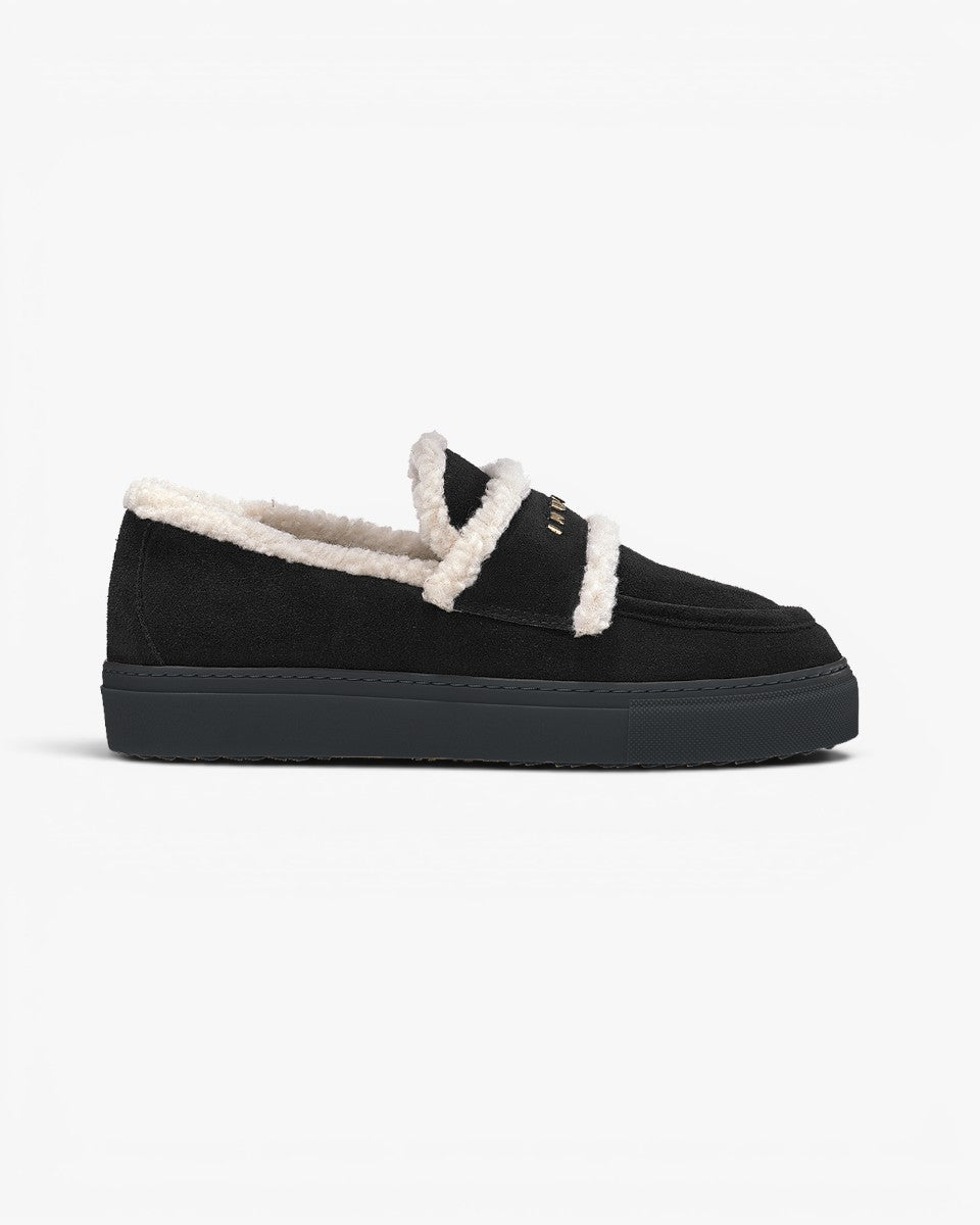 Inuikii Shearling Loafer Black