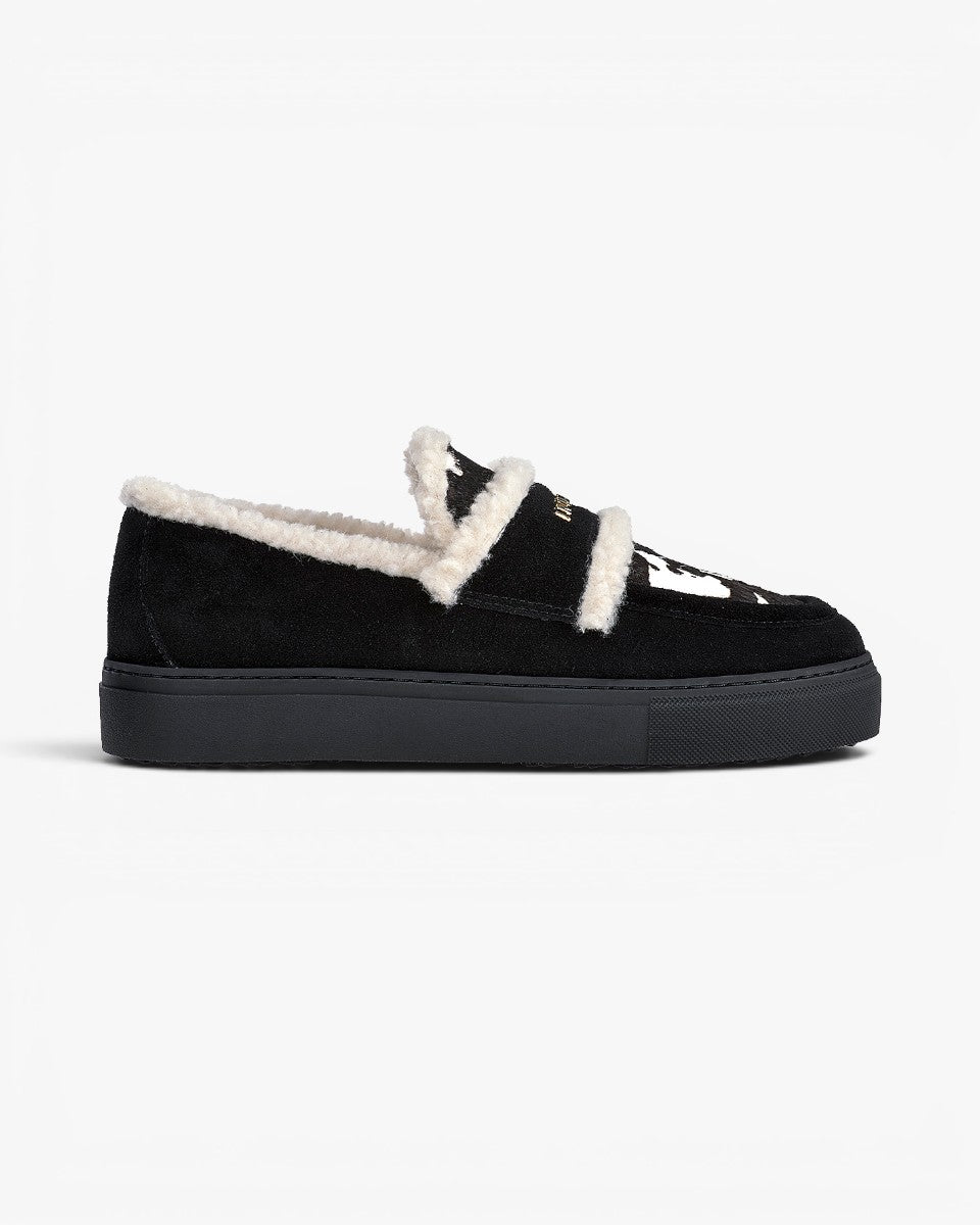 Inuikii Shearling Print Black