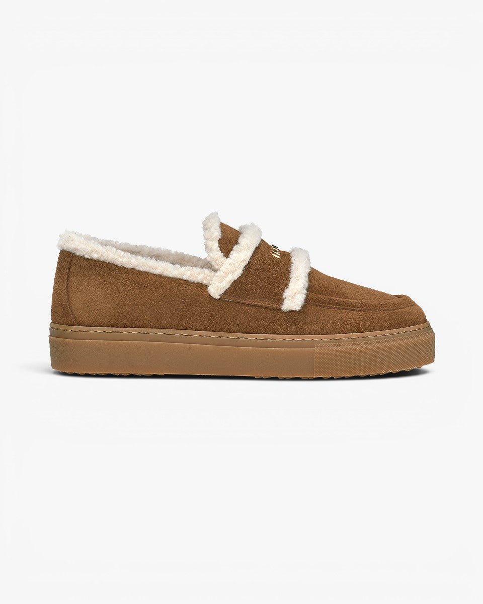 Inuikii Shearling Loafer Brown