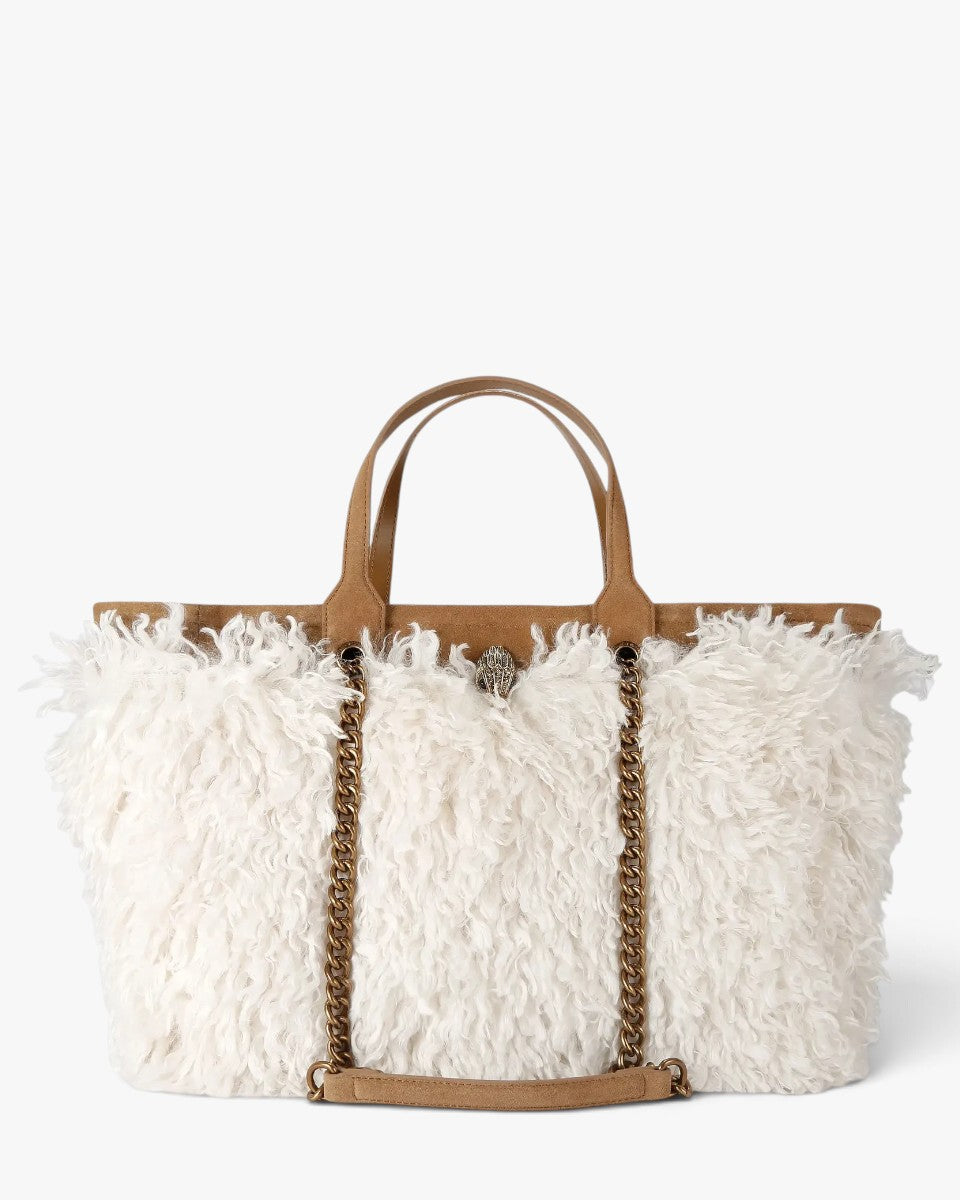 Kurt Geiger Torebka Hoxton Shopper Open White