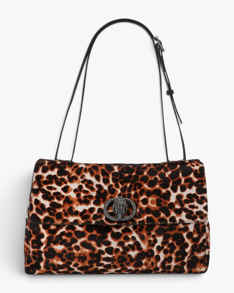 Kurt Geiger Torebka Chelsea Lg Slouch Flap Open Brown