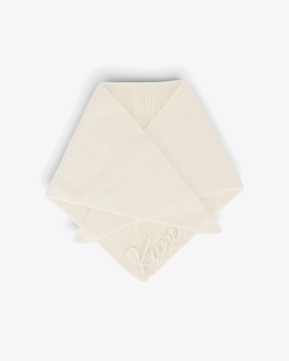 Kurt Geiger Szalik Knit Bandana Natural