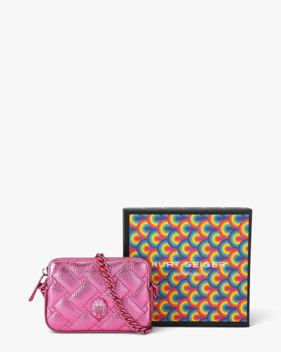 Kurt Geiger Torebka Micro Kensington Camera Pink