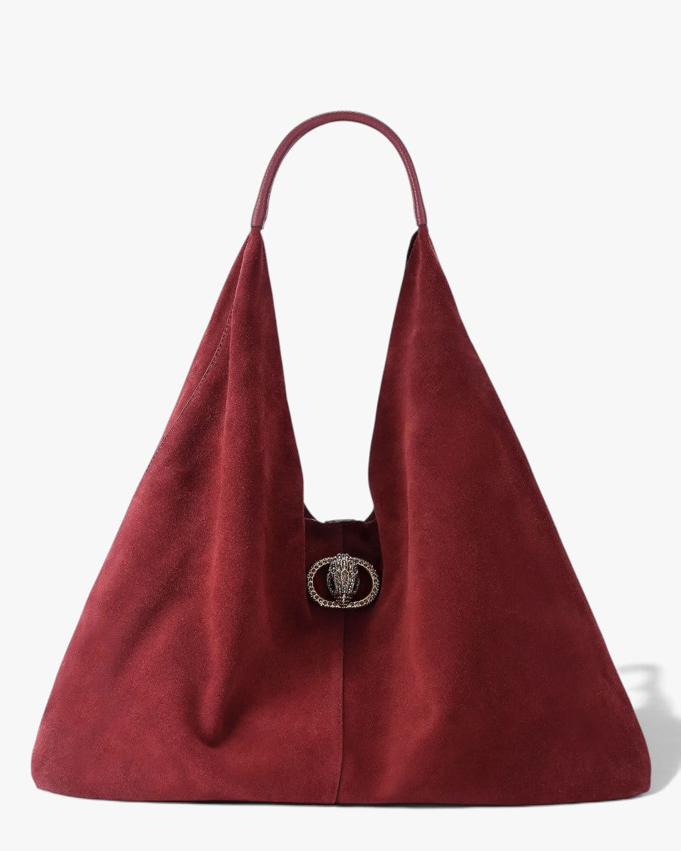 Kurt Geiger Torebka Chelsea Lg Slouch Hobo Medium Red