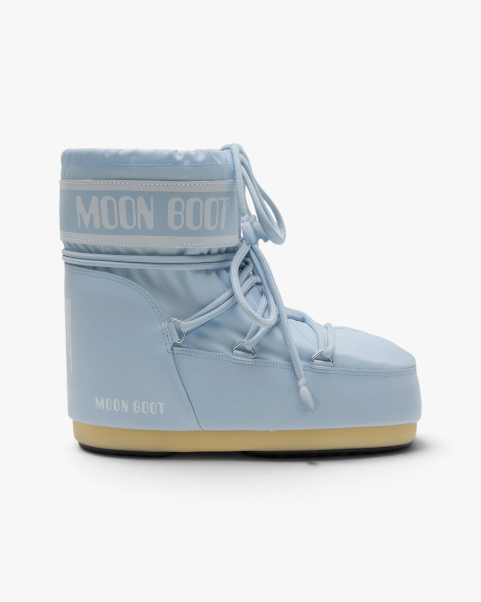 Moon Boot Śniegowce Icon Low Nylon Baby Blue