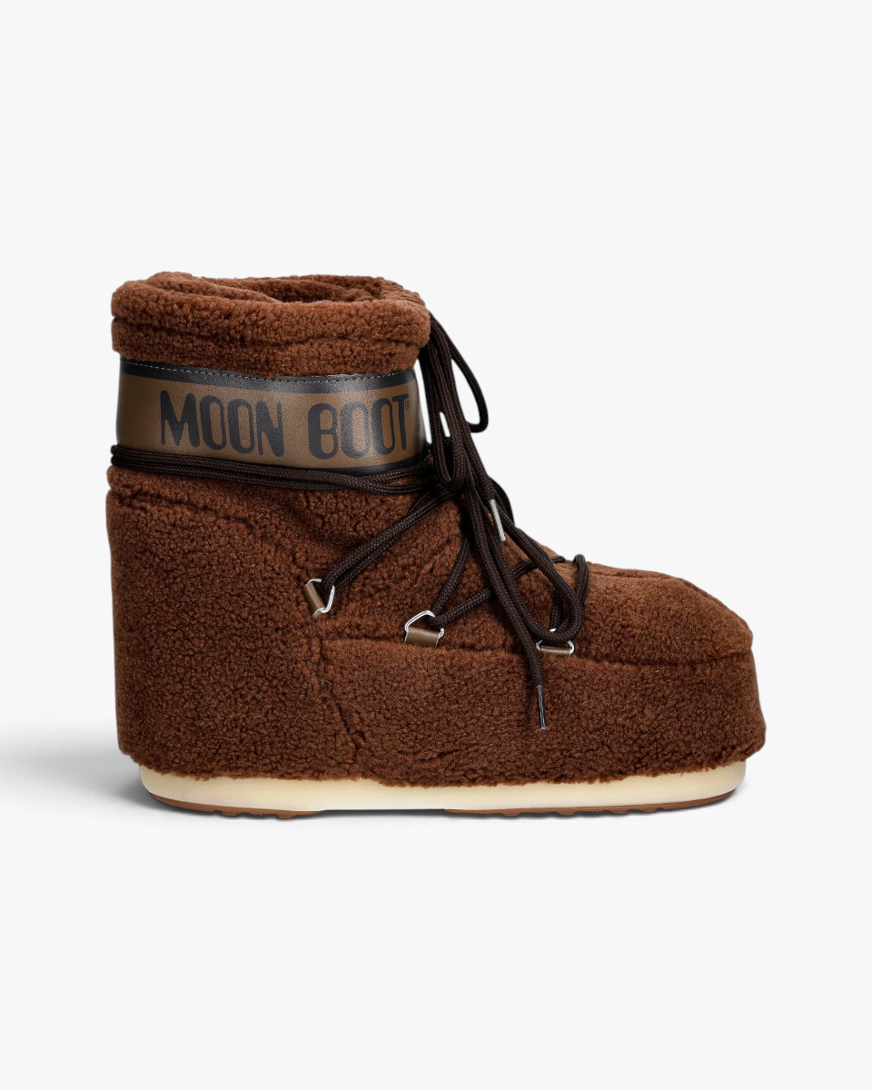 Moon Boot Śniegowce Icon Low Fleece Brown