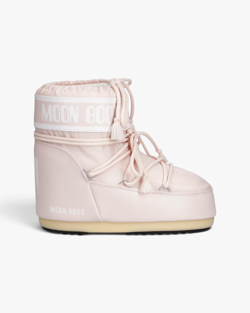 Moon Boot Śniegowce Icon Low Nylon Dusty Pink