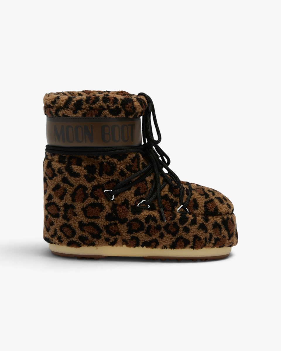 Moon Boot Śniegowce Icon Low Fleece Leopard