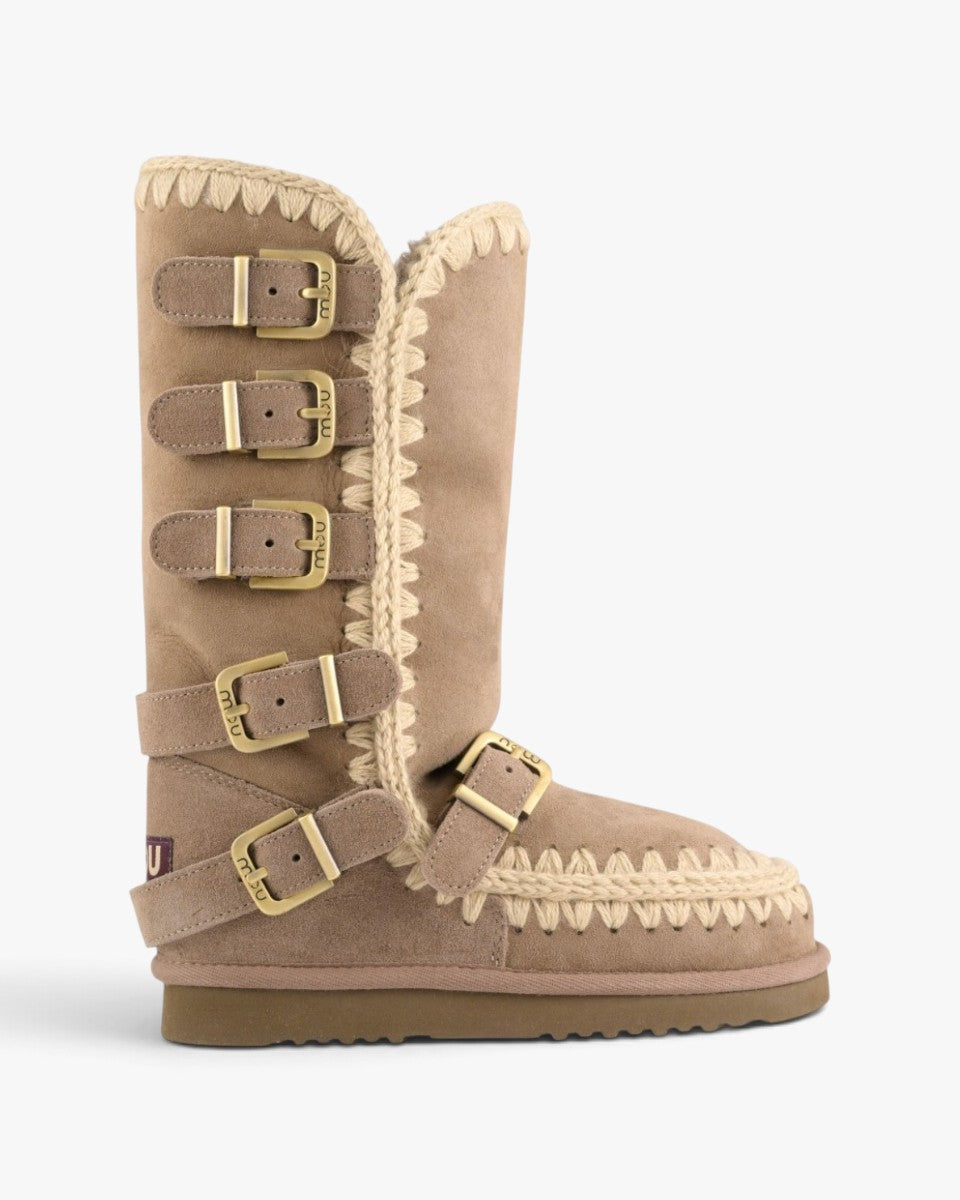 Mou Śniegowce Eskimo 40 Buckle Straps Elephant Grey