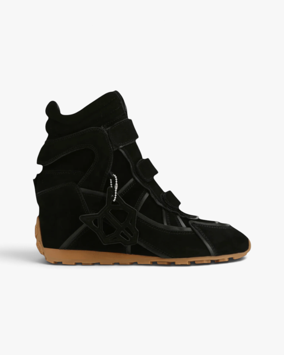 Naked Wolfe Sneakersy Na Koturnie Element Black Suede