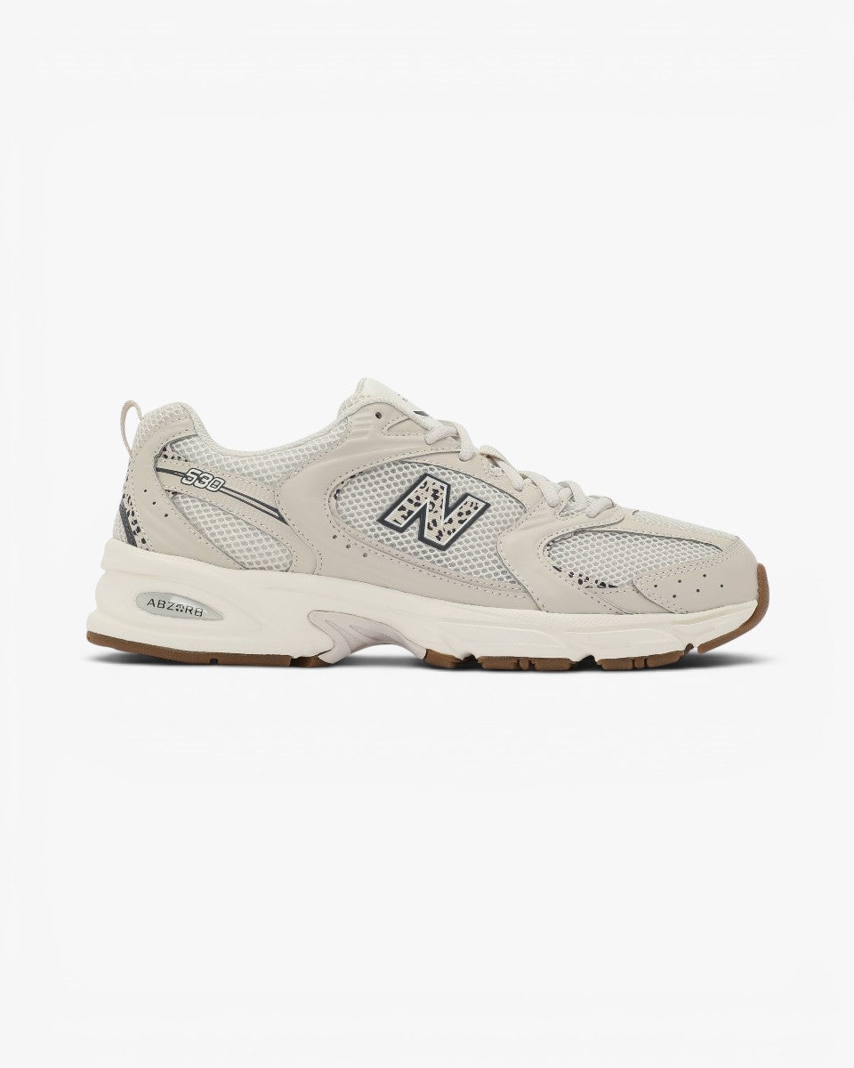 New Balance 530 Moonbeam Cow Print