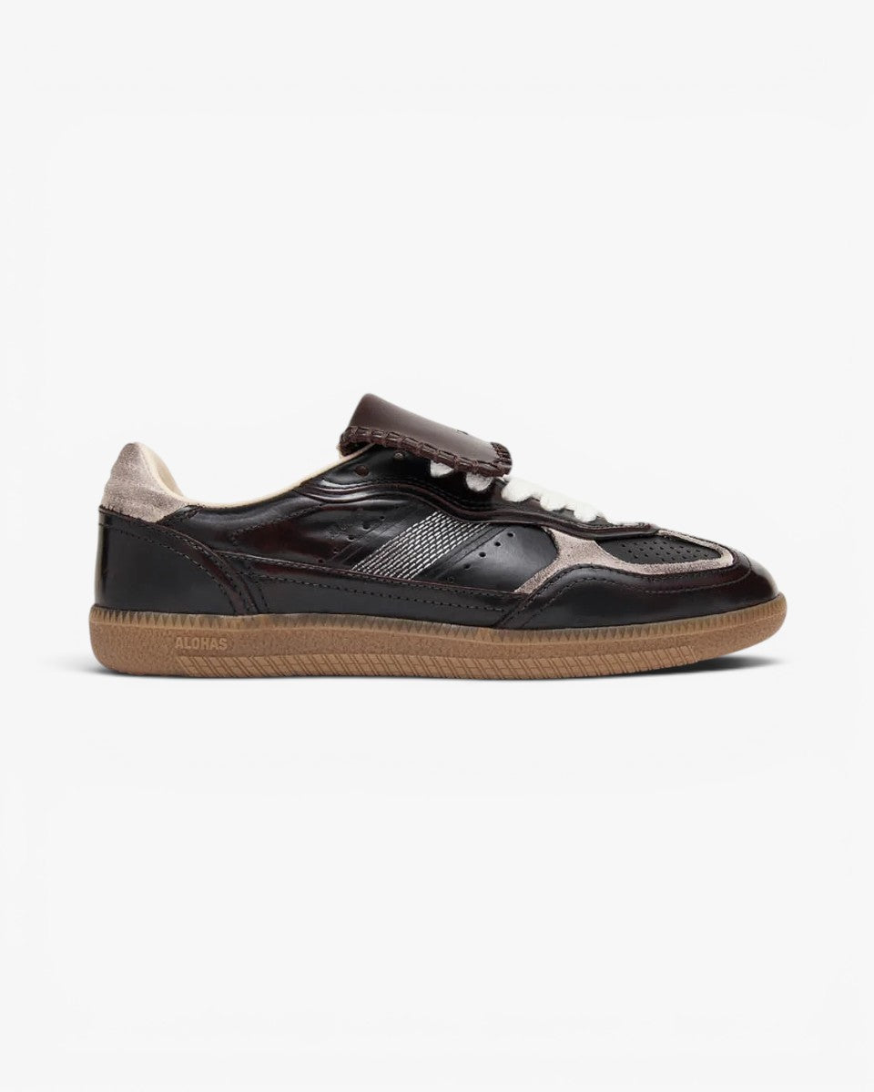 Alohas Sneakersy Tb.490 Club Brushed Dark Chocolate Leather