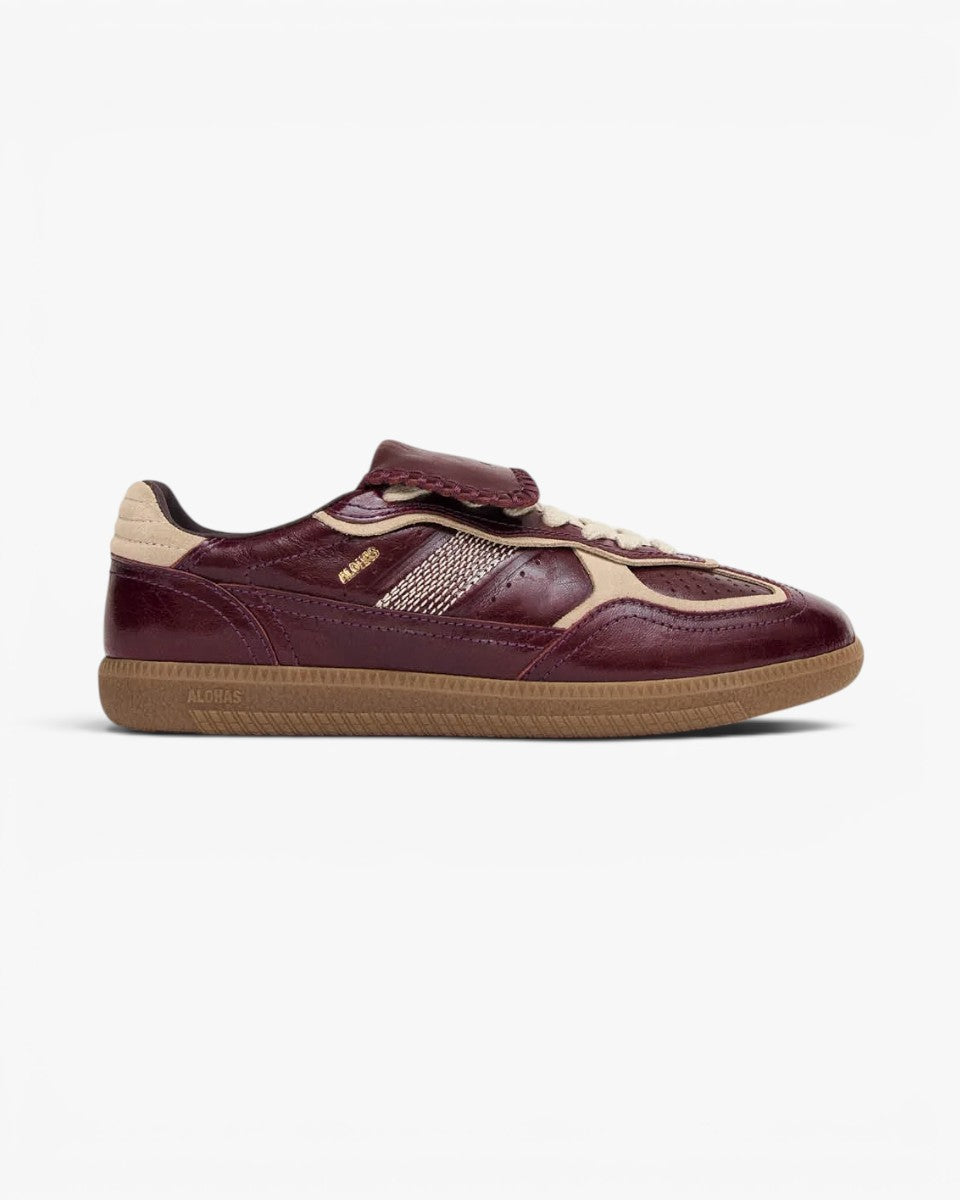 Alohas Sneakersy Tb.490 Club Patent Deep Burgundy Leather