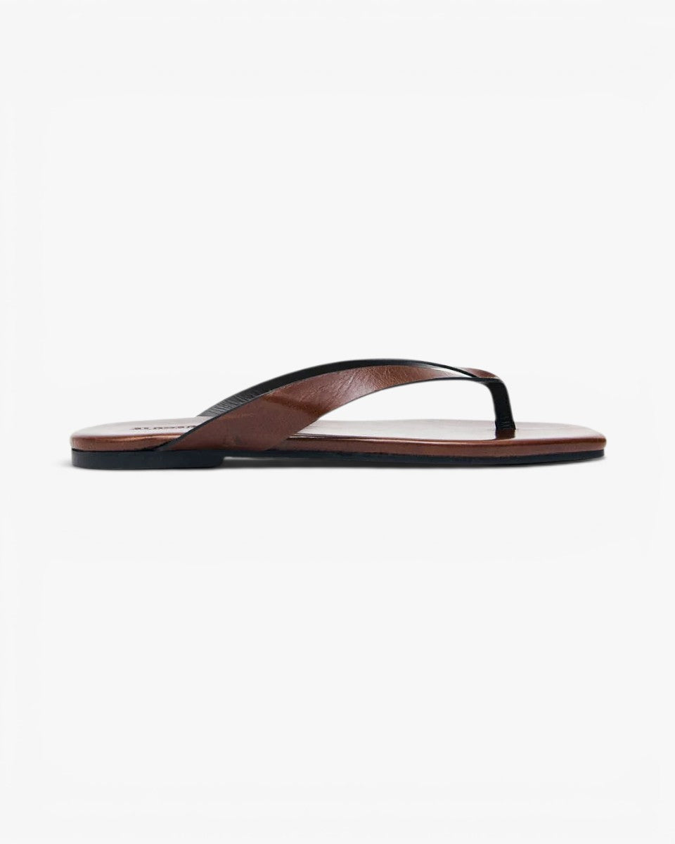 Alohas Japonki Ola Rift Brown Leather
