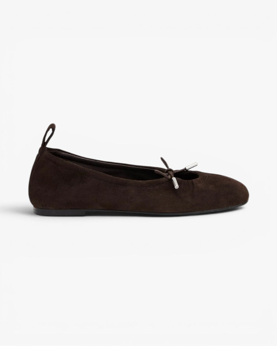 Alohas Baletki Rosalind Recycled Brown Leather