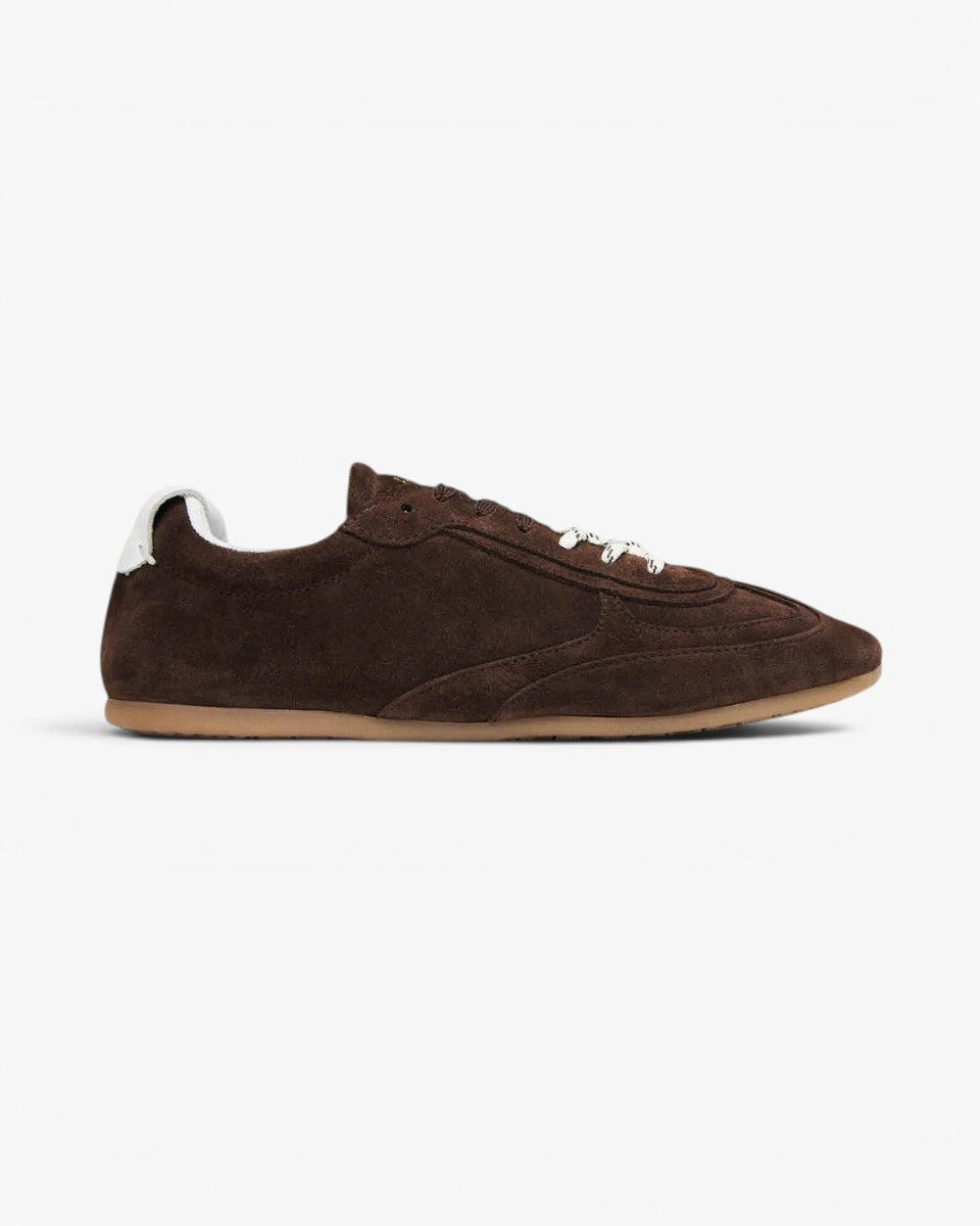 Alohas Sneakersy Tb.24 Suede Chocolate Brown Leather