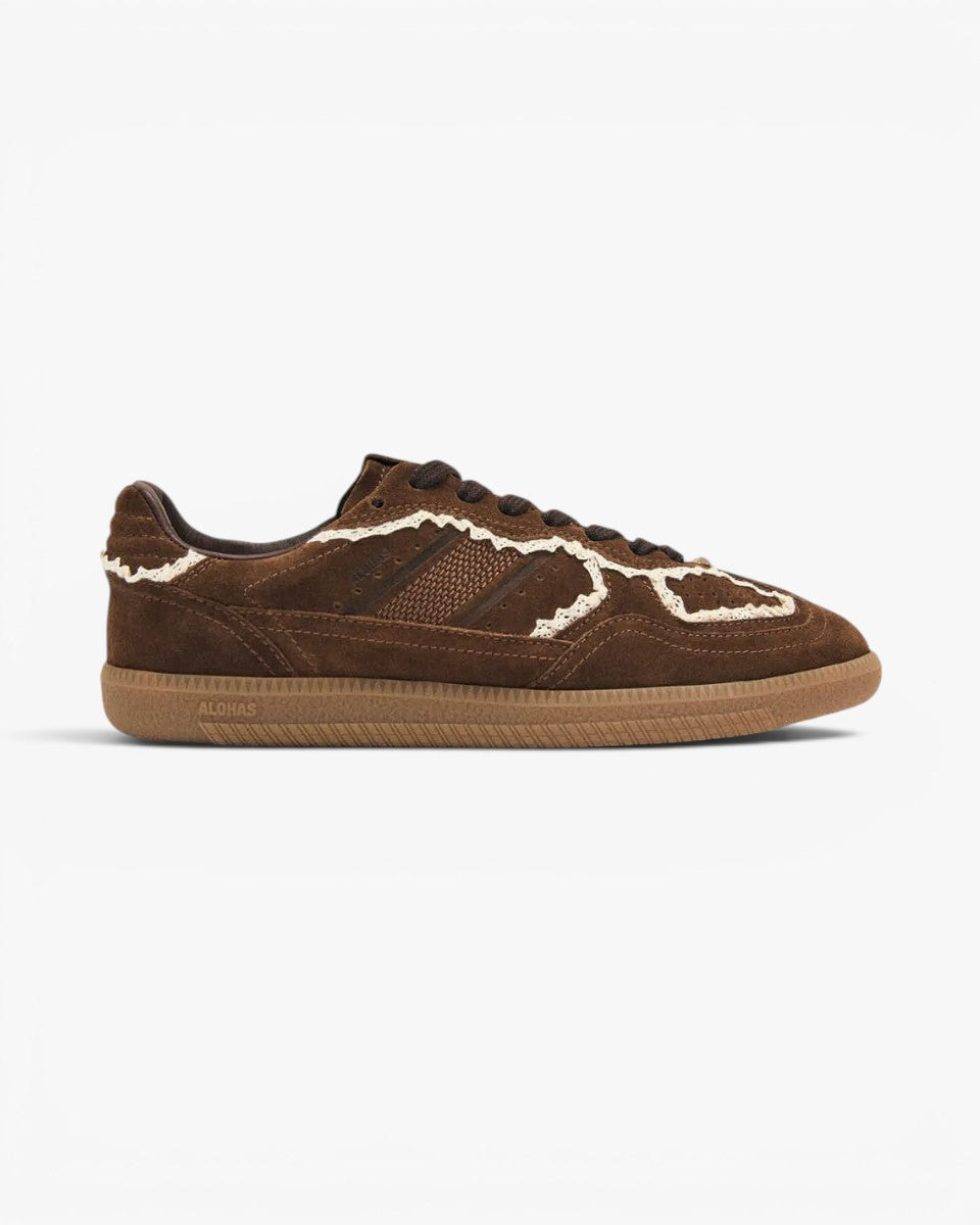 Alohas Sneakersy Tb.490 Crochet Chocolate Leather
