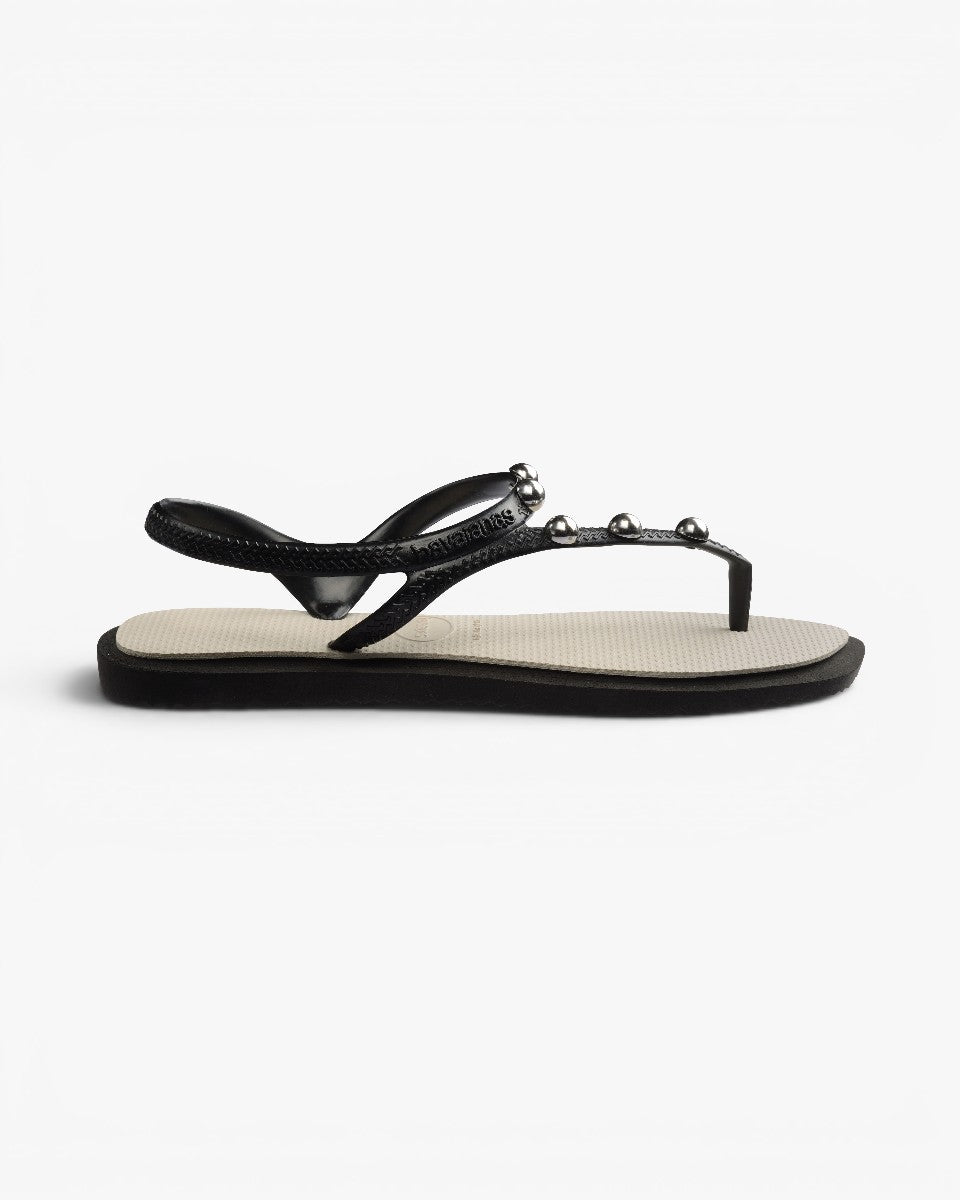 Havaianas Sandały Flash Fusion Black Beige Straw