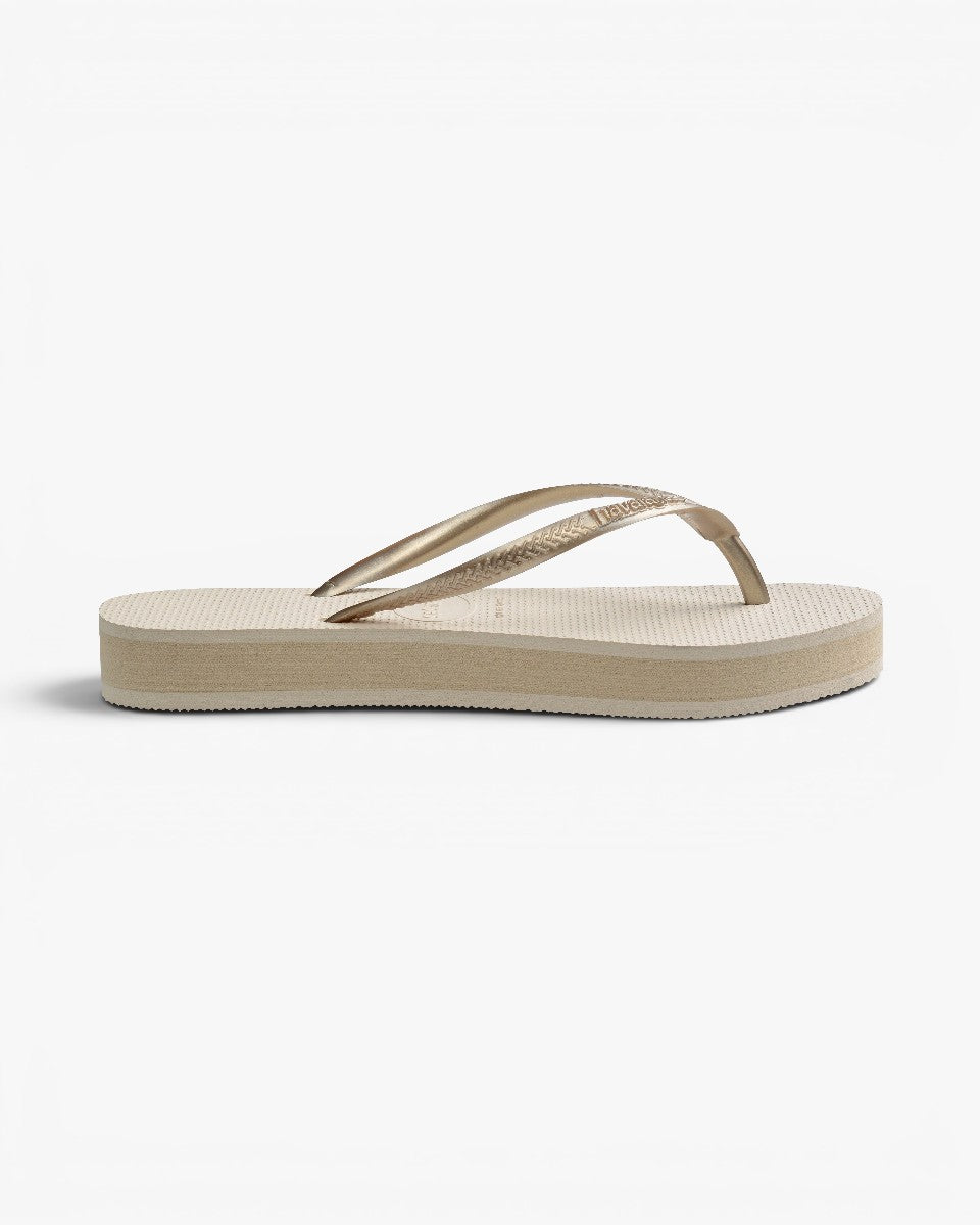 Havaianas Japonki Slim Flatform Beige