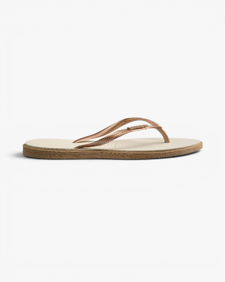 Havaianas Japonki Slim Point Rose Gold Beige