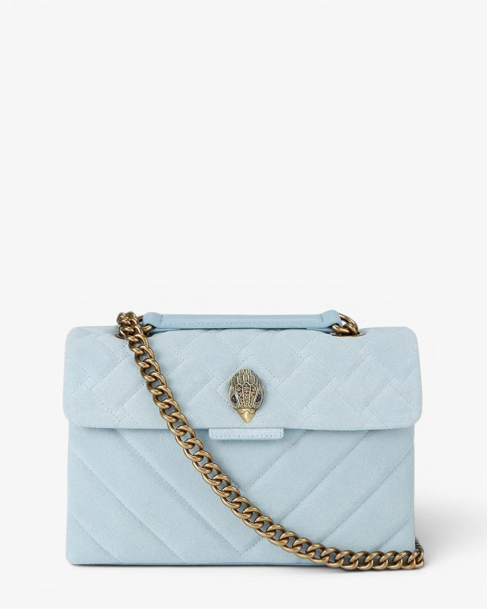 Kurt Geiger Torebka Leather Kensington Mid Blue