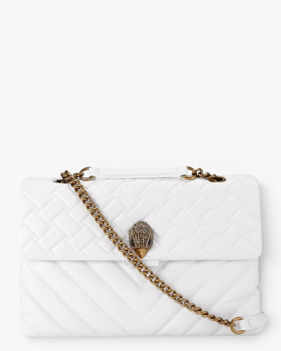 Kurt Geiger Torebka XXL Leather Kensington White
