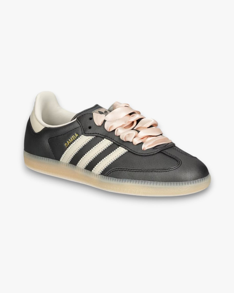 Adidas Samba OG Black Pink Ribbon Laces – GOT'EM