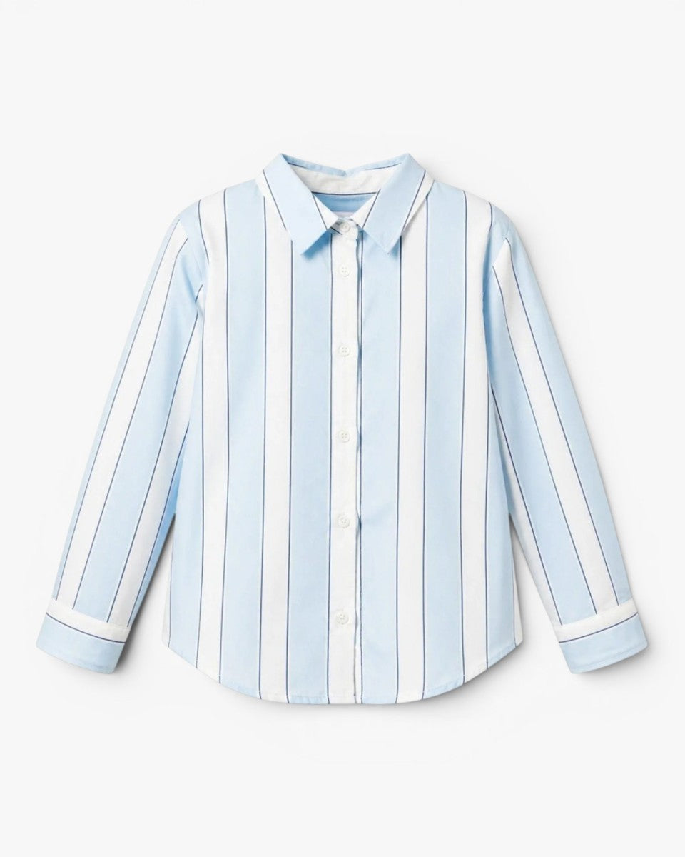 MC2 Saint Barth Koszula Brigitte Cotton Beach Stripes Blue