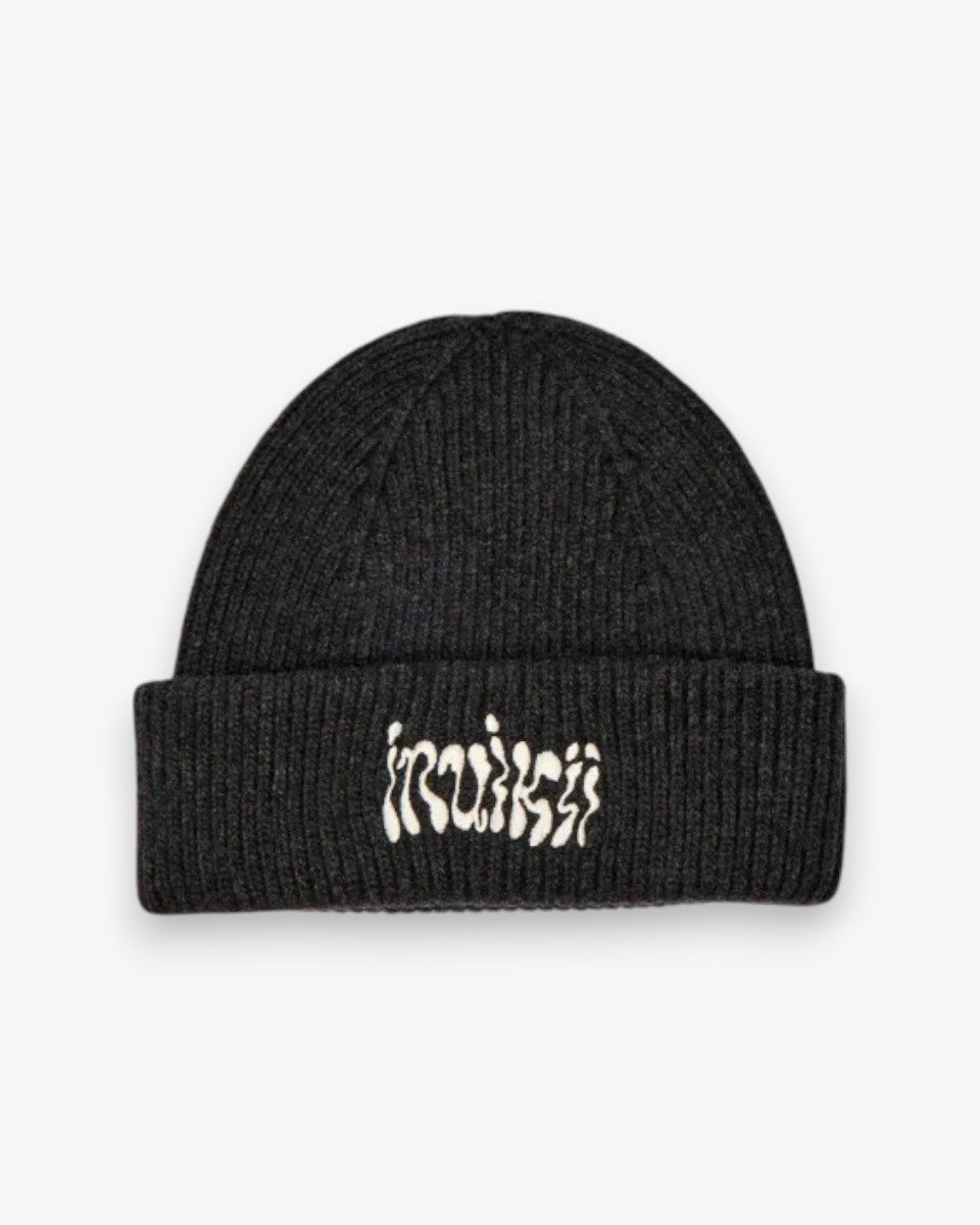 Inuikii Czapka Ribbed Wool Beanie Czarna