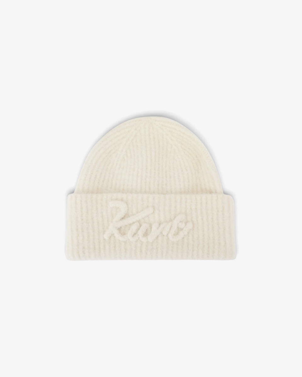 Kurt Geiger Czapka Knit Beanie Natural