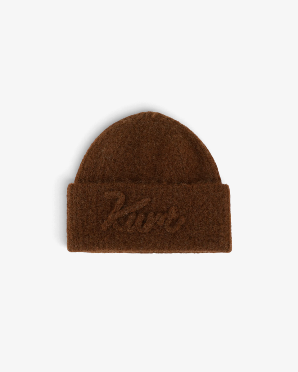 Kurt Geiger Czapka Knit Beanie Brown
