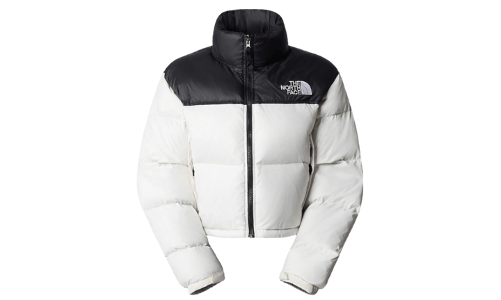 Kurtka The North Face 1996 Retro Nuptse Biało-Czarna Krótka Damska - GOT'EM