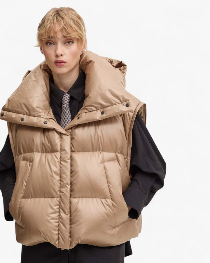 MMC Studio Kurtka Puchowa Rafo Warm Beige - GOT'EM